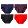 4 PCS Men's Briefs Mid‑Waist Soft Breathable Underwear Comfortable Male Underpants L XL XXL 3XL 4XL 5XL