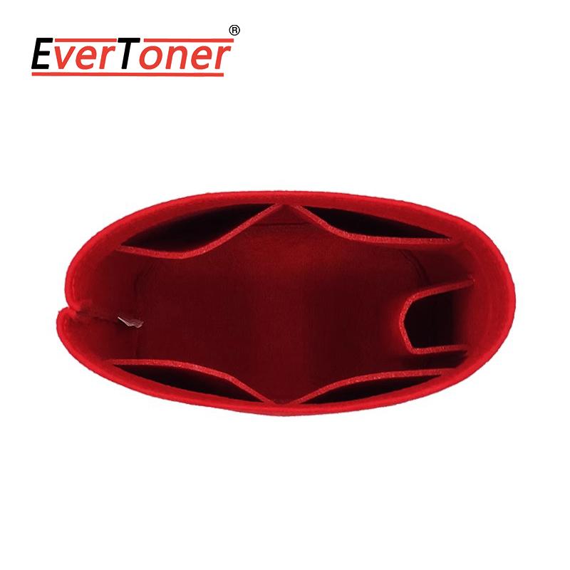 EverToner Soft Felt Liner Insert for Cha-el 22p Bucket Bag Structures the Bag Organizes Belongings Protection
