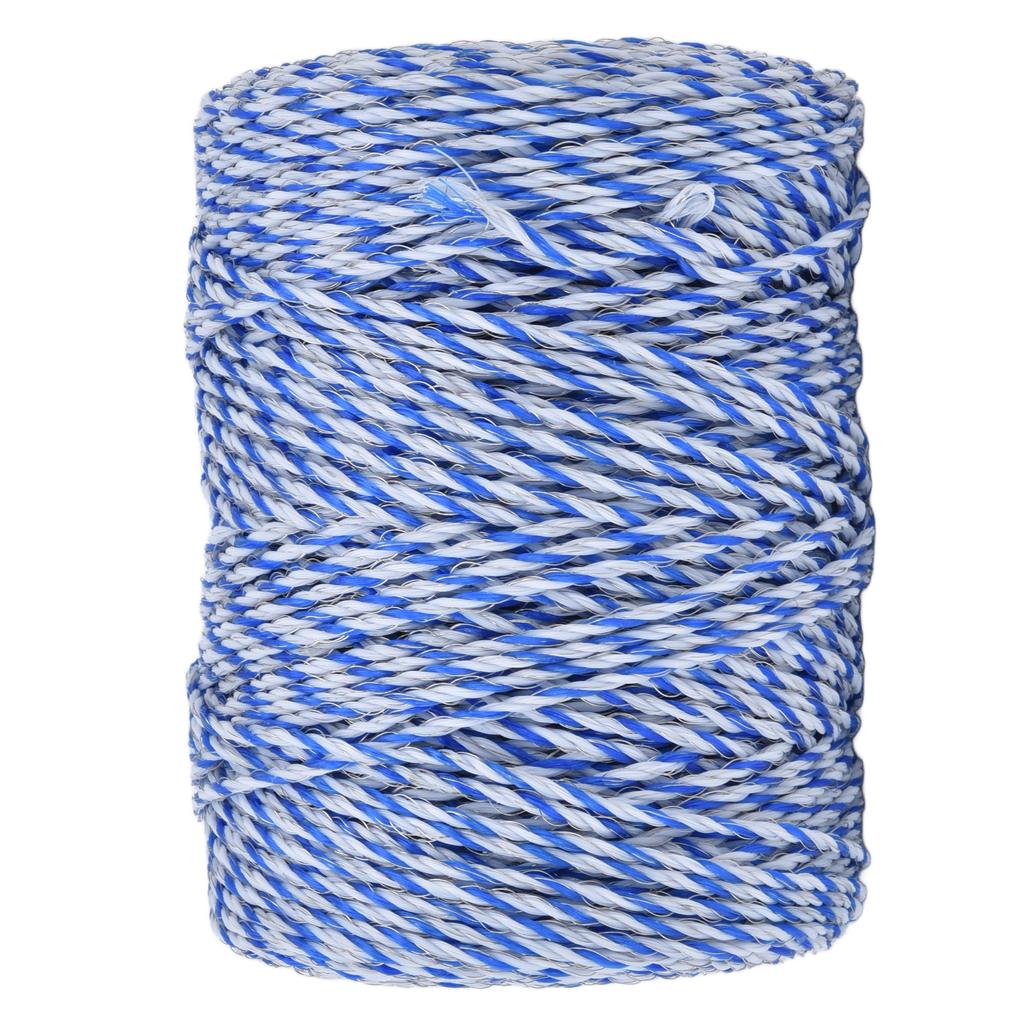 3mm 200 Meters Electric Fence Polywire Portable Electric Fence Rope Conductive Rope for Livestock