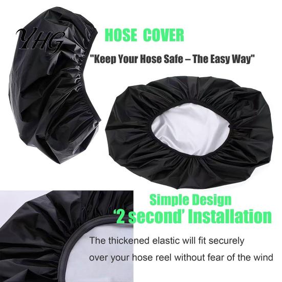 Outdoor Garden Organization Equipment Hose Reel Cover for Wall Mounted Holder, Heavy Duty Durable Stand Protector Oxford Fabric Cover, Waterproof