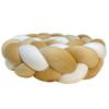 Handmade Knotted Floor Mat Woven Decorative Pillow Comfortable Soft Stitched Knitted Pillow for Living Room Bed Decorations
