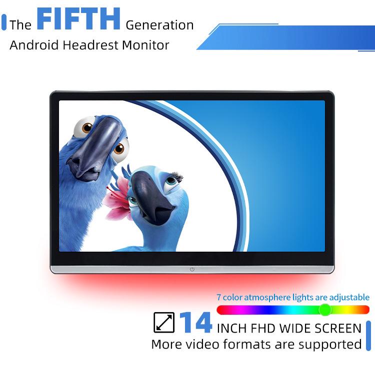 14" Android Headrest Monitor - External Display