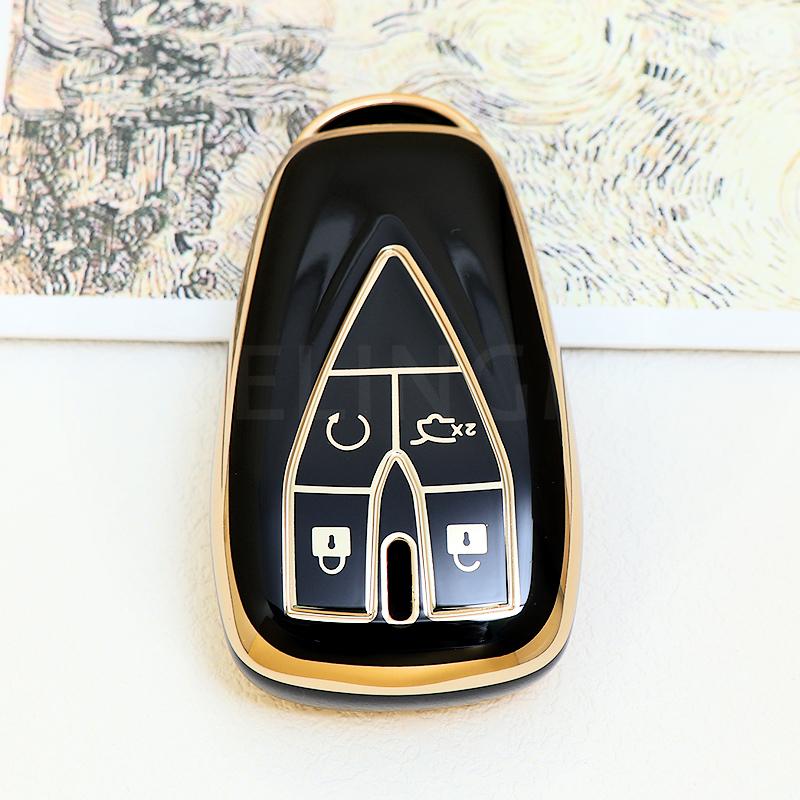 4 Buttons TPU Car Remote Key Case Cover Shell for Changan CS35 Plus CS55 Plus CS75 Plus 2019 2020 Key Protector Bag Holder