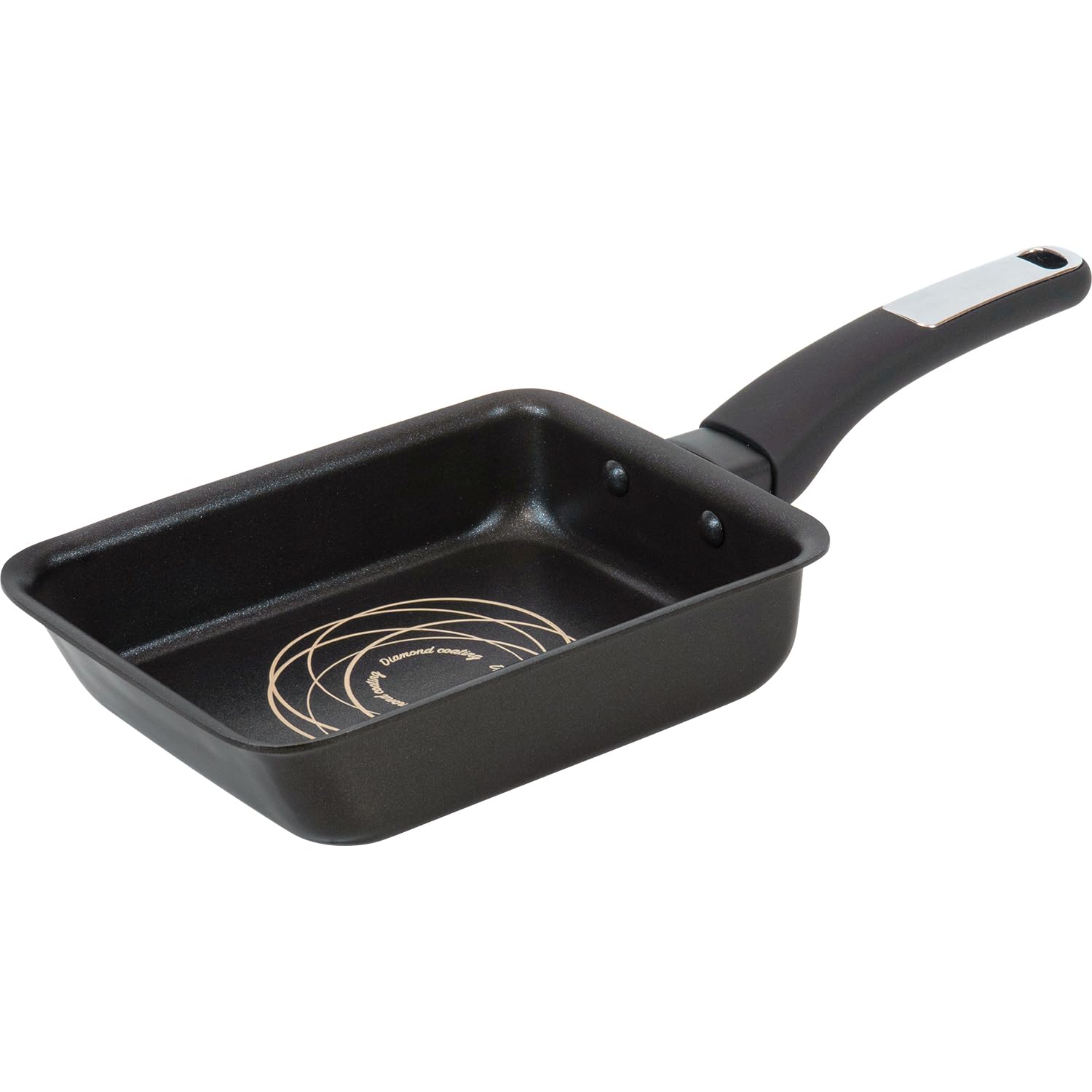 

Wahei Freiz Прочная и легкая глубокая сковорода с бортиками 13 x 18 Индукционная и газовая Silkware EK Diamond Дорогая сковорода, см, Совместимая, Без ПФОА, Без ПФОС, Покрытие,