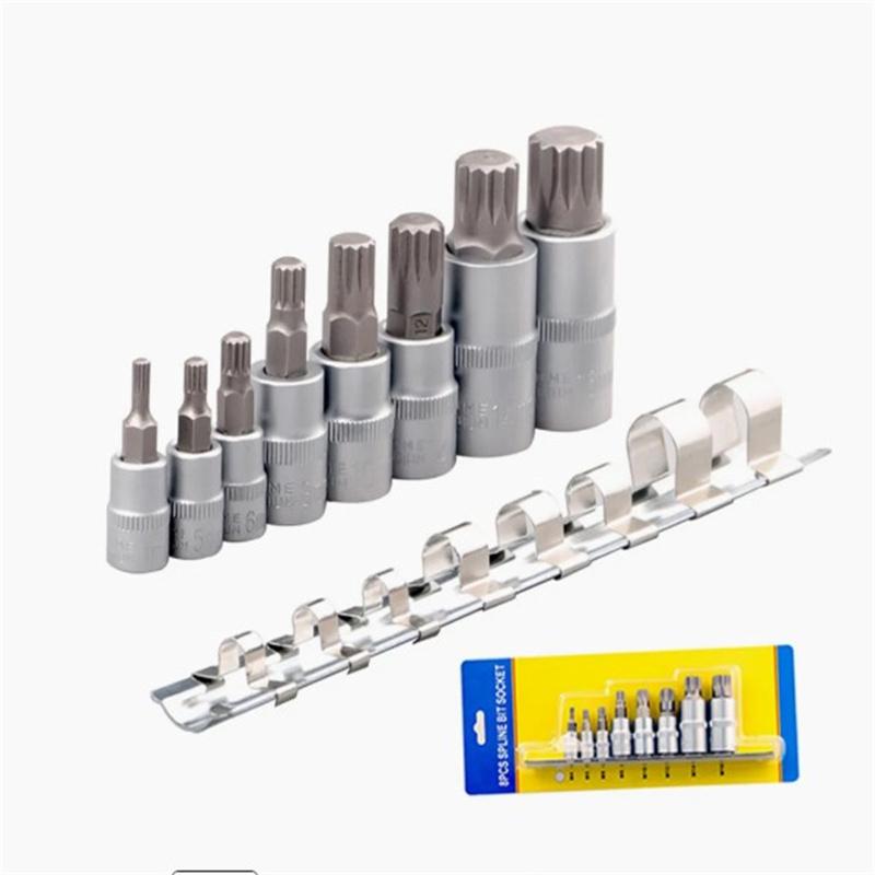 

Набор насадок Torx, 8 предметов, привод 1/4 дюйма, 3/8 дюйма, 1/2 дюйма. Набор насадок Torx, адаптер для набора насадок Torx, премиум-класса.