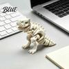 Dinosaur Enthusiast Gift 3D Printed Carnotaurus Ornament Articulated Skeleton Model for Home Office Desk Decoration Dragon Figurine Collectors