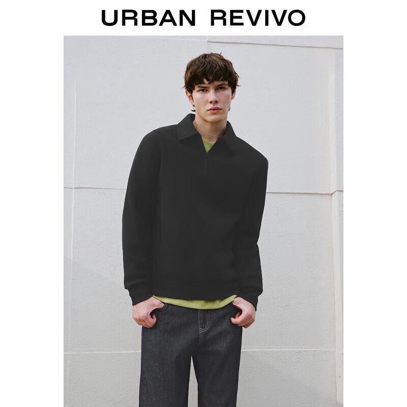 

UR Men s Casual Lapel Zip Sweatshirt XS