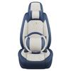 Breathable Perforated Leather Car Seat Cushion - Universal Full Coverage for All Seasons