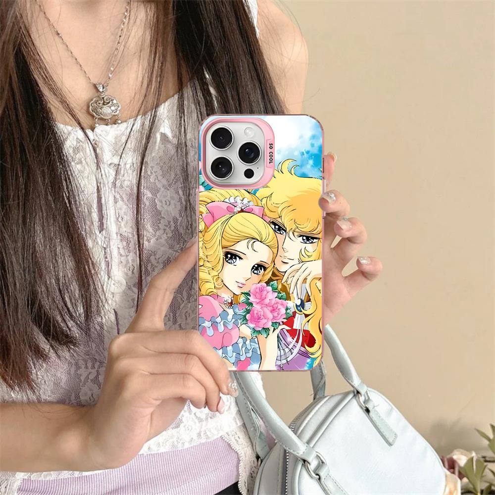 The Rose Of Versailles Phone Case For iPhone 16 15 14 13 12 11 Pro Max X XR XSMAX 8 7 Plus Matte Shockproof Back Cover