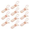 Set of 10 Portable Clothing Clamps Outdoor Light String Fixing Tool Convenient Steel Clip for Clothing Use