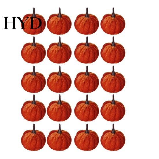 Plush Pumpkin Decor for Fall 20 PCS Velvet Decorative Ornaments, Multi-Color Artificial Harvest Thanksgiving Table Decorations Mantel Shelf, Farmhouse