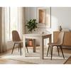 OSLO Dining Table - Beige - Square - 4 People - 80 X 80 X 77 Cm