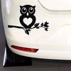 1PC Car Stickers Birds Owl Animals Reflective Vinyl Car Styling Waterproof Car Accessories Diy