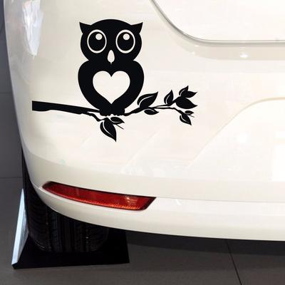 1 ud. Pegatinas para Coche Pájaros Búho Animales Vinilo Reflectante Estilo de Coche Impermeable Accesorios para Coche Bricolaje
