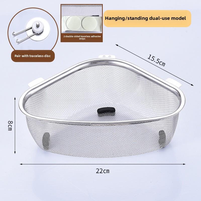 

Фильтр-корзина для мойки из нержавеющей стали - герметичный металлический мусорный фильтр с сетчатым хранилищем для свежих продуктов, легко чистится, устойчив к коррозии Double-sided stickers