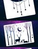 Cross-Border Romantic Starry Sky Painting Template: DIY Wall Art Tracing Board