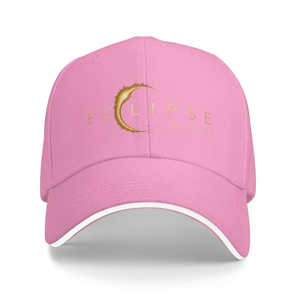 Spain Total Solar Eclipse Sandwich Baseball Caps Retro Astronomy Unisex Polyester Sun Cap Outdoor Adult Hat