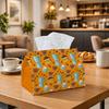 1pc Modern Cafe Vibrant Tissue Box - Moka Pot Espresso Cake Napkin Storage Box, Suitable for Rolls/Facial Tissues/Single Sheets, Multi-Functional Stor