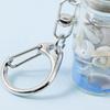 Sea Sand Drifting Bottle Keychain Conch Beach Style Keychain  DIY Handmade Jewelry