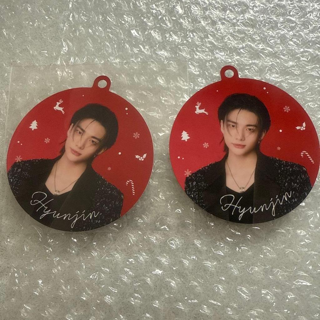 [USED] Straykids Hyunjin Rantrail Trading Card Christmas