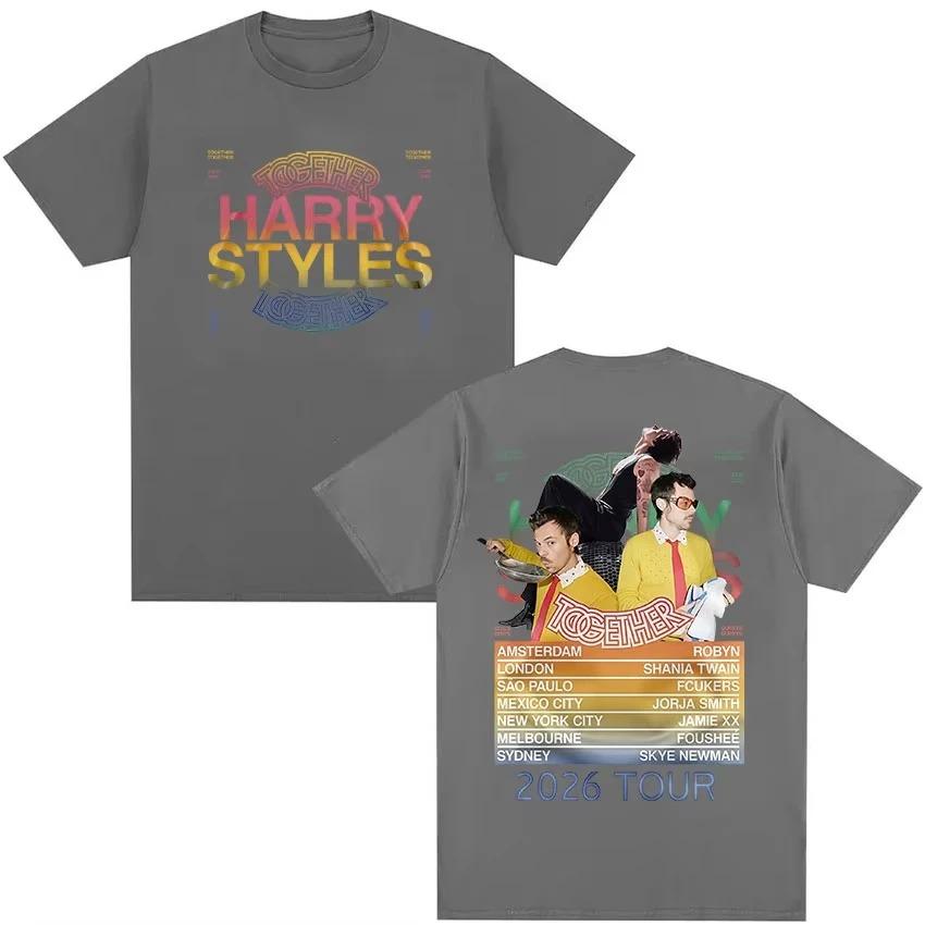 Harry Styles  Tour Concert Fan Gift TShirt Unisexs Vintage HighQuality Cotton TShirt Summer Street Style TShirt