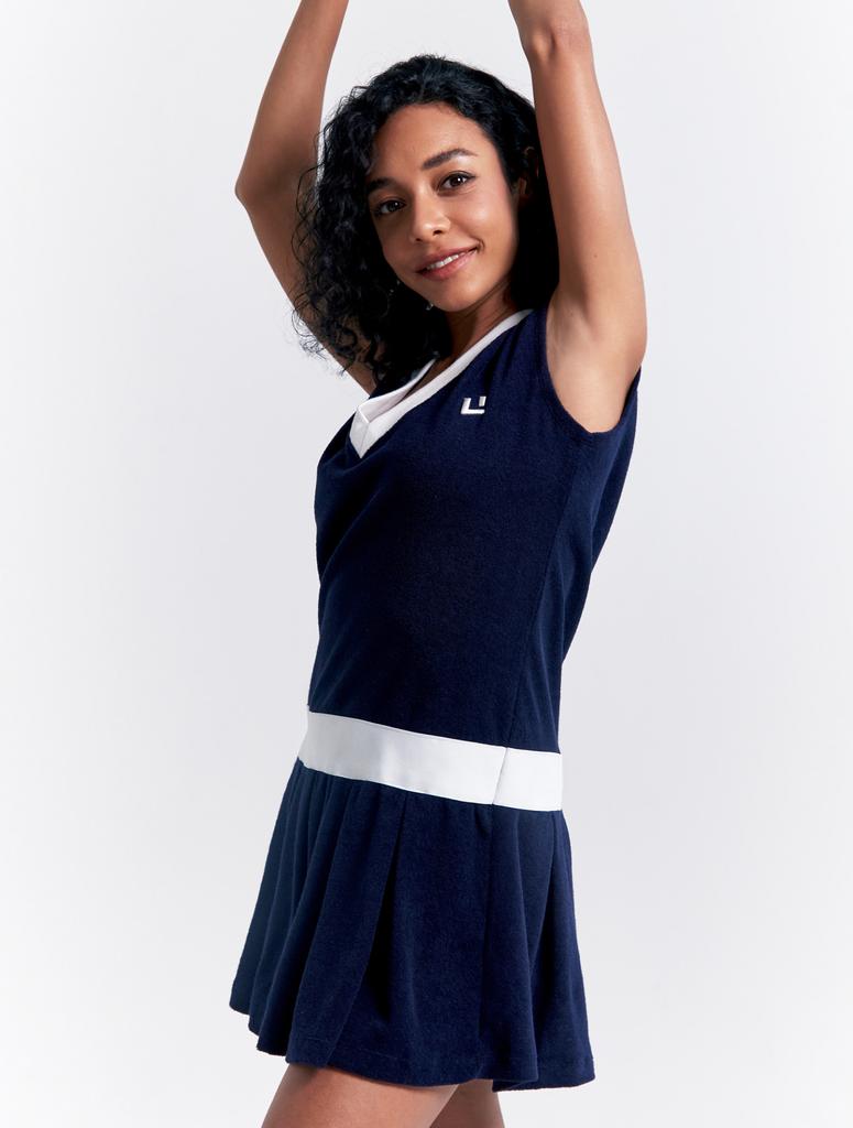Letab Active Terry Dress - Navy