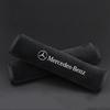 CQN1 Car Seat Belt Leather Shoulder Protector Safety Belt 2pcs For Mercedes Benz S320 W164 W203 W204 W168 C180 E320 A200 CLA CLK CLS