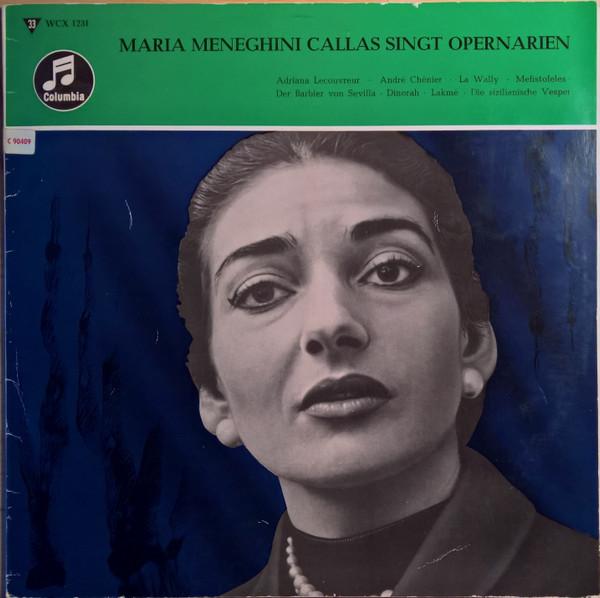 

LP Record MARIA CALLAS - Maria Meneghini Callas Singt Operna 33WCX1231 Columbia 1955 Germany Classical Used