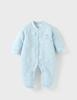 Thickened Cotton Baby Bodysuit: Long Sleeve, Warm, Snap Crotch Outerwear for Boys & Girls, Ideal for Spring & Autumn