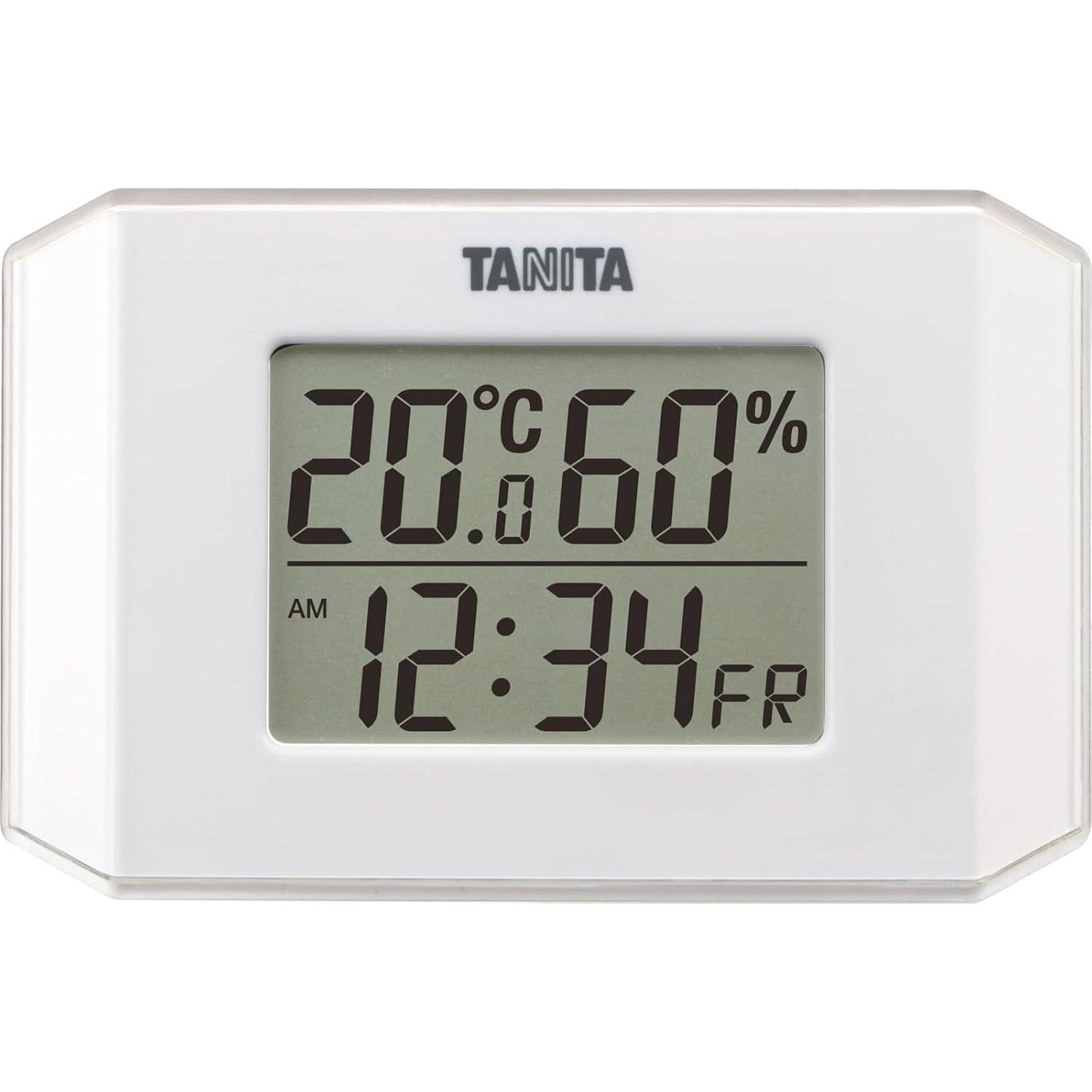 Tanita Digital ThermometerHygrometer White Humidity Temperature Meter TT-574-WH