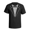 Mens Tuxedo T-Shirt Mens Womens Tees Top Birthday Wedding Fancy Dress Suit Premium Quality Gift