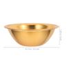 Korean V-Shaped Stainless Steel Bowl For Salad Ramen And Hot Pot Condiment Single-Layer Design For Kitchen Use