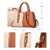 NICOLE DORIS Schulter PU Braun & Damenhandtasche, Tasche, Stilvoll, Cool, Lässig, Leder,