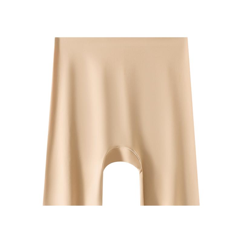 

Бесшовные защитные шорты Летние женские больших размеров Боксеры Женские Защитные шорты от натирания Шорты Трусики С высокой талией Нижнее белье M-5XL 5XL бежевый