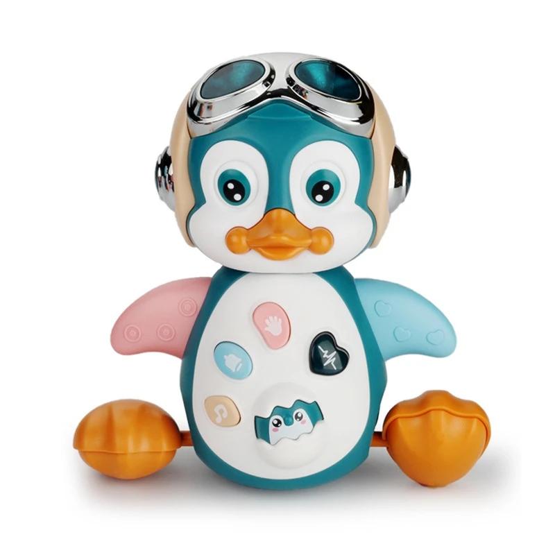 

Walking Penguin Toy, Dancing Baby Plaything With Lights That Encourages Crawling Tactile Learning Plaything For Infants & Toddlers Baby Present