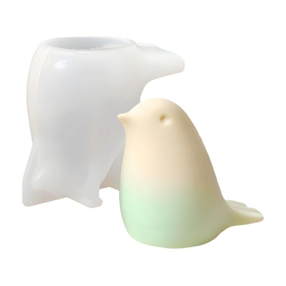 Silicone Silicone Candle Mold DIY Bird Mold New Animal Ornament Mold  Home Decoration