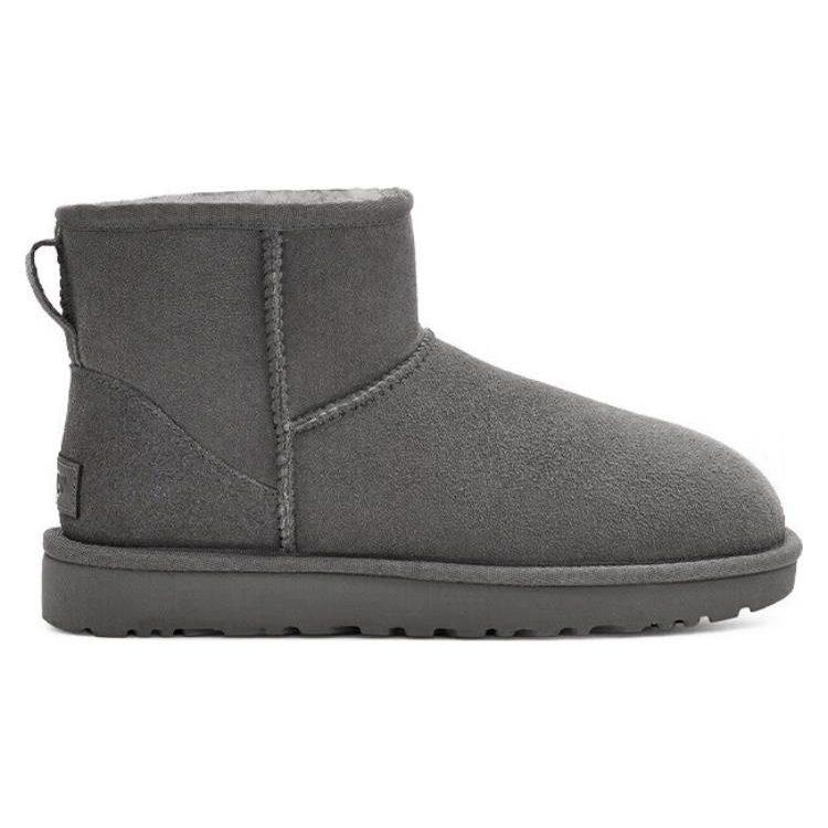 UGG W Classic Mini Ii Fleece Lined Gray Women's 1016222-GREY
