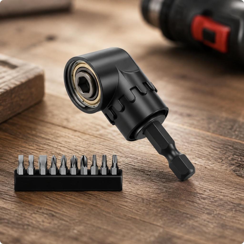 105 Degree Right Angle Adapter | Smooth-Bearing Construction, Tight