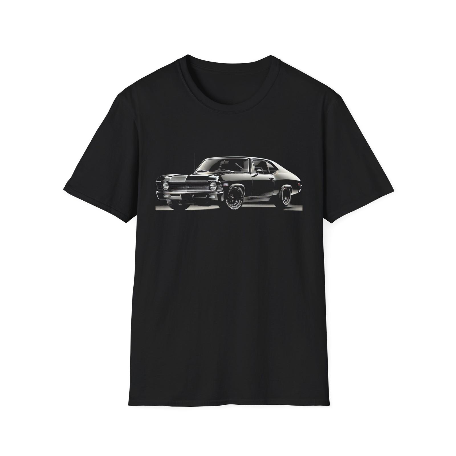 1969 Chevy Nova T-Shirt – Classic Muscle Car Graphic Tee for Vintage Car Lovers XL