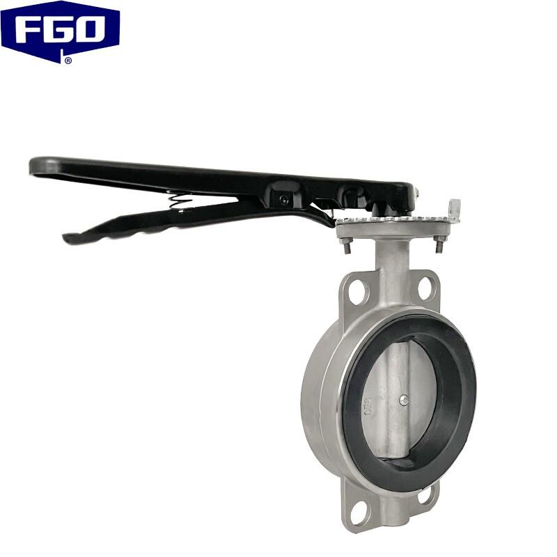 FGO 304 Stainless Steel Wafer Butterfly Valve DN150
