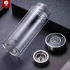 Sinoglass Double-Walled Large Capacity Glass Cup for Men and Women - Portable, Business, Office, Car, Gift, Household, Simple Tea Cup