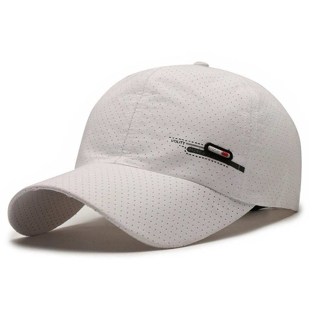 Fashion Breathable Perforated Quick-Drying Hat Sun Protection Adjustable Summer Sun Hat Baseball Cap For Women Men