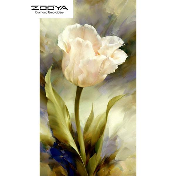 

ZOOYA DIY 3D квадратная алмазная картина цветы вышивка крестиком домашний декор