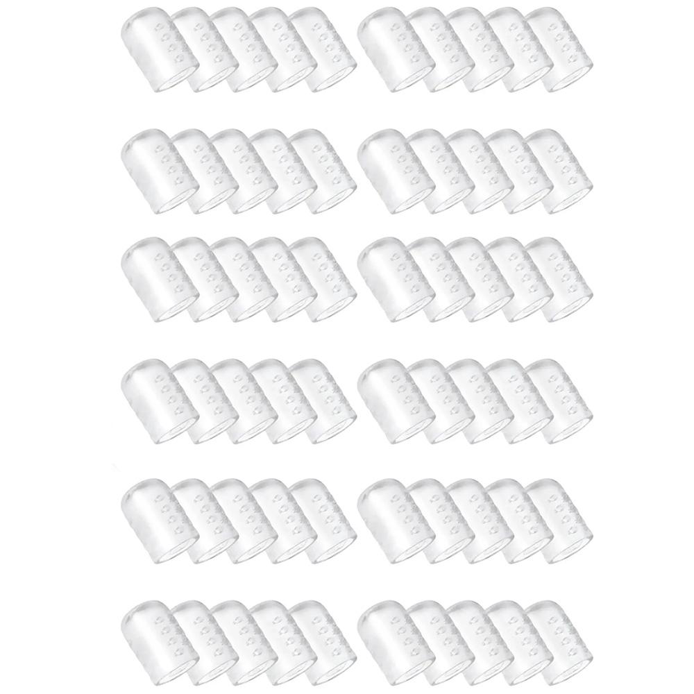 60/40/20pcs Toe Protectors Silicone Gel Caps Unisex Toe Cover for Corns Calluses Blisters Pain Relief Soft Toe Sleeves Cushions