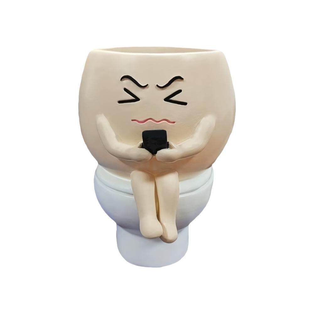 Cartoon Succulent Flowerpot Resin Plant Cultivation Pot Cute Plant Growing Container  Gardening Resin