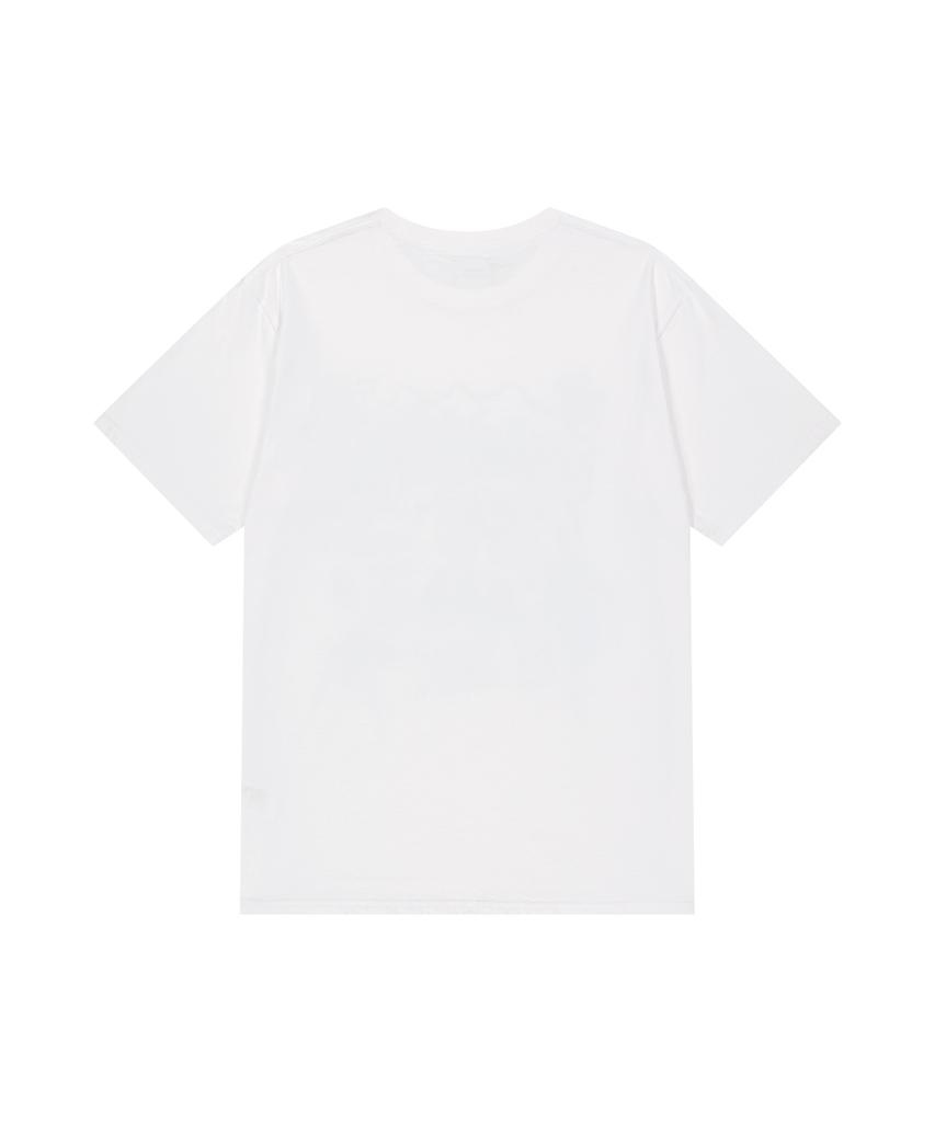 MAHAGRID Devils Doodle T-Shirt Weiß(Mg2Gmmt519A)