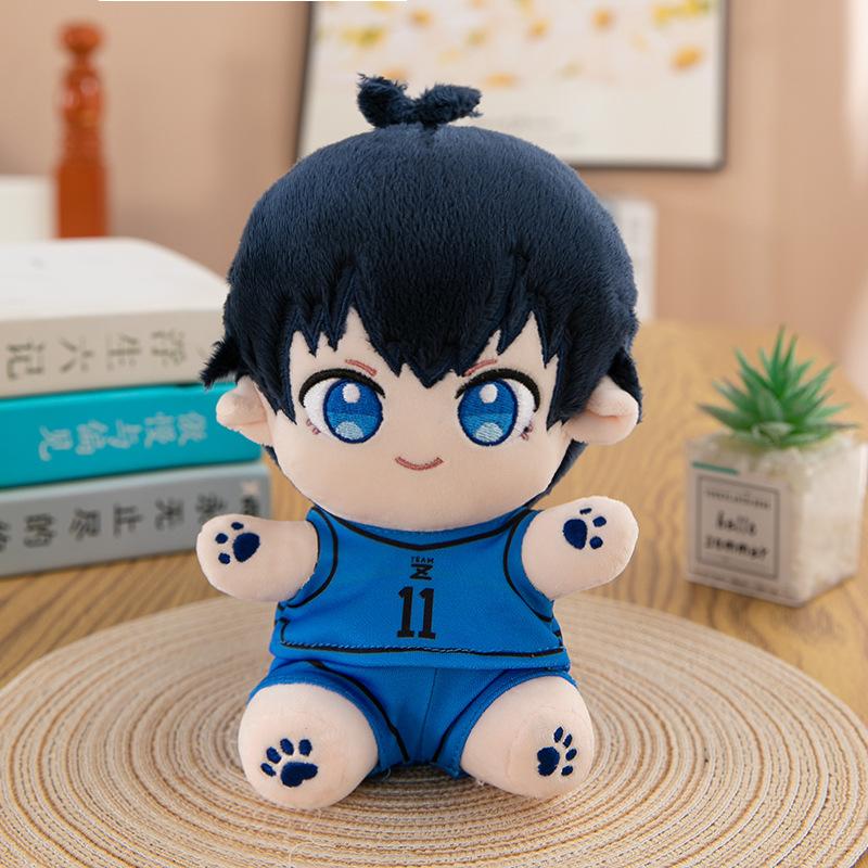 20 см аниме Blue Lock Bachira Meguru Isagi Yoichi плюшевая кукла мультфильм волейбол подросток мягкая игрушка подарок