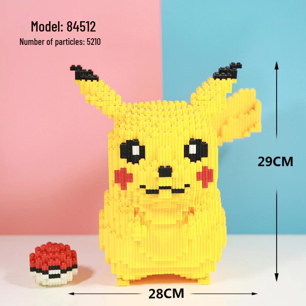 Girls' Compatible Lego: Violent Bear Building Block Series - Educational Micro-Block Interlocking Toys & Gifts
