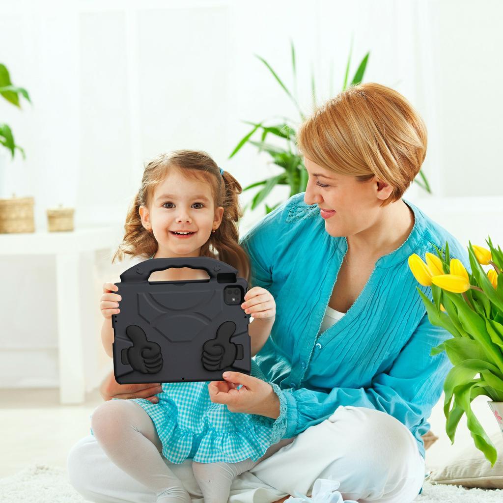 Ultra-Soft EVA Case For iPad Pro 11 (2024)/(2022)/(2020)/(2018)/Air (2022)/(2020) Thumb Kickstand Tablet Cover