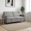 Storage Sofa Light Grey 172 X 78 X 87 Cm Polyester